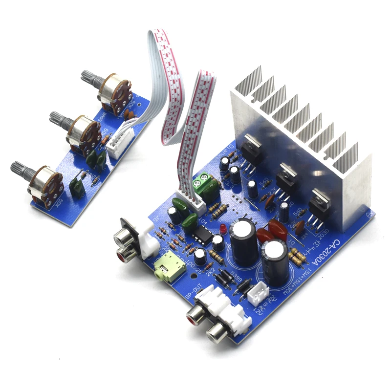 CA-2030A Good Sounds TDA2030A Subwoofer Power Amplifier Board Module 2.1CH 15W*2+30W Stereo Audio Amplifier