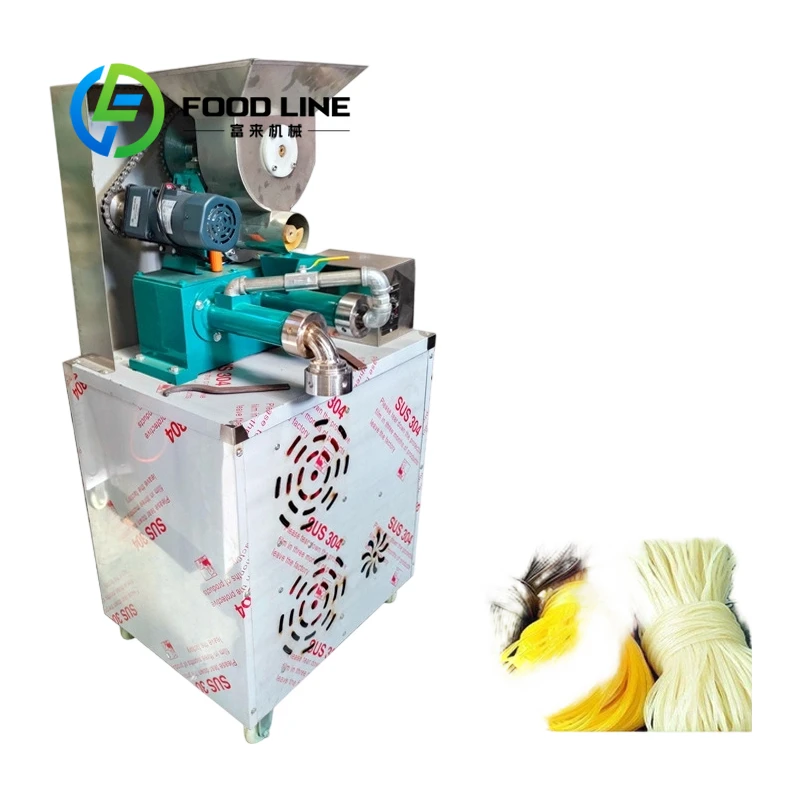 Customized Automatic Noodle Roll Vermicelli Machine Wheat Corn Rice Paste Spaghetti Extruder