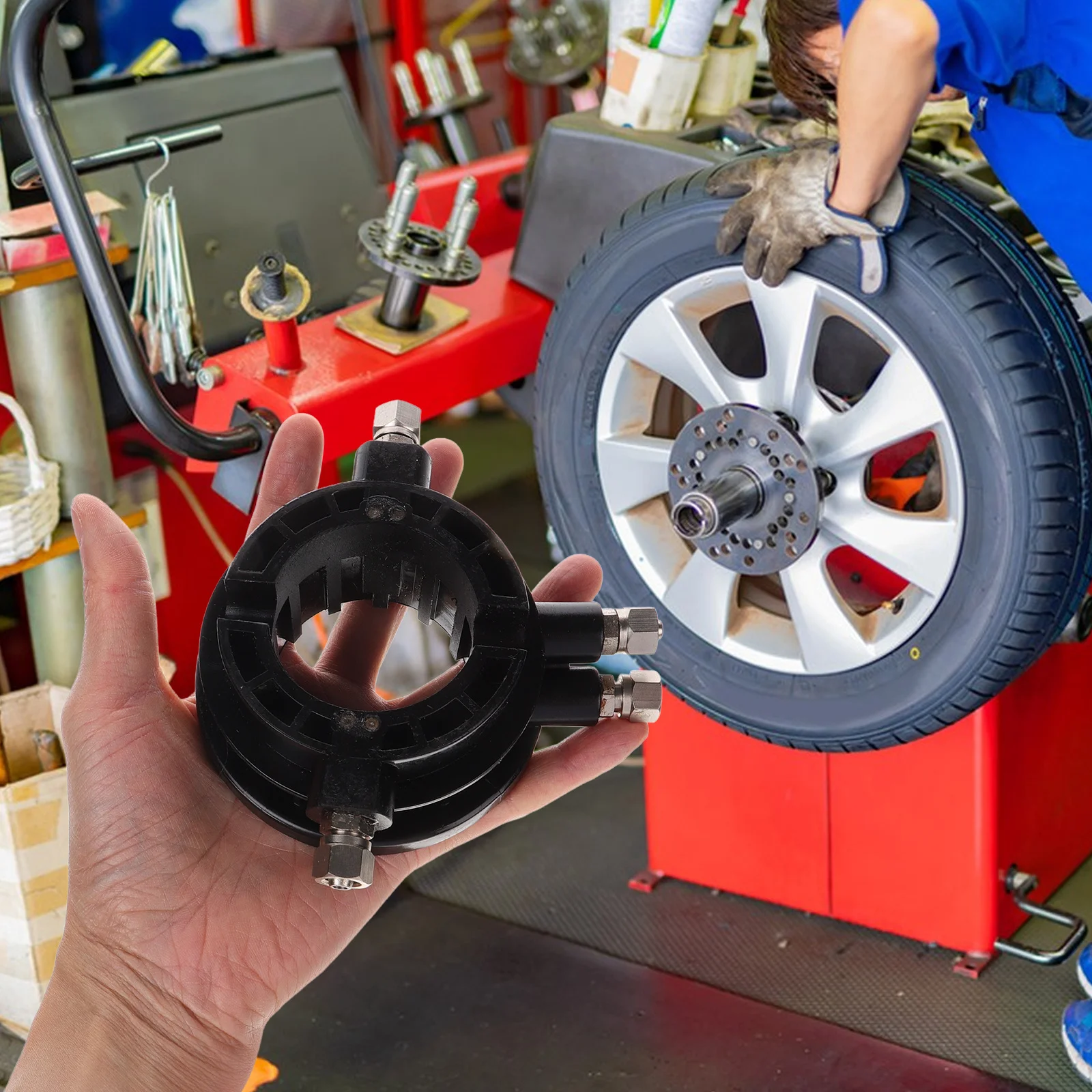 

Rotary Coupler Changer Air Distribution Quick Valve For Tire Removal Installation Automotive Workshops Diy Tire Repair
