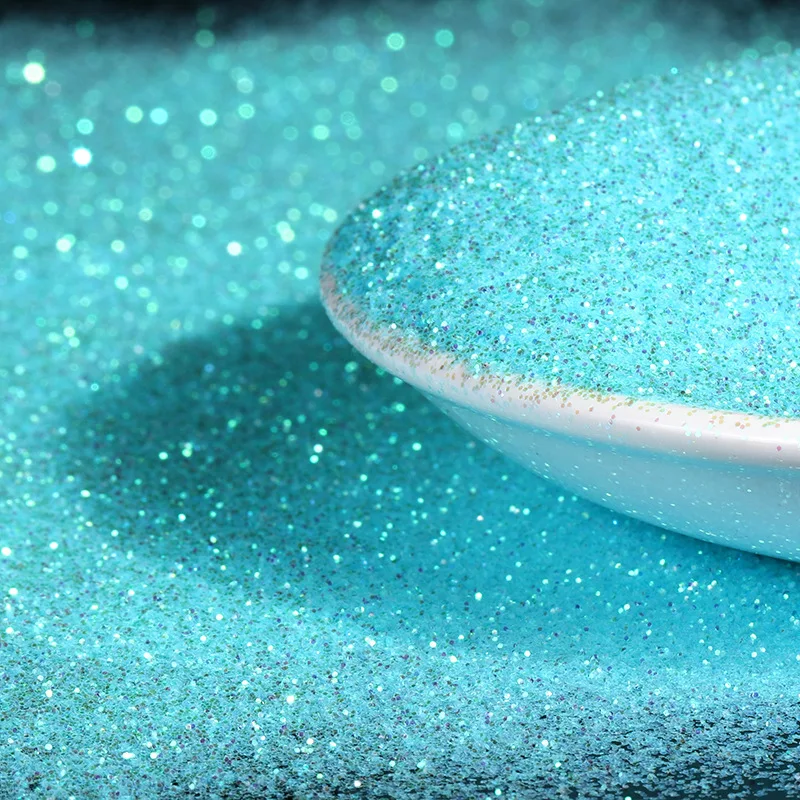 

50g/bag Super Fine Blue Sugar Nail Glitter Powder Shining Laser Candy Sweater Nail Pigment Manicure Polish Nail Art Decoration @