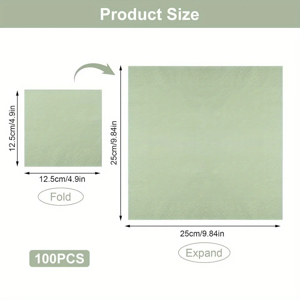 100 Sage Green Pape…