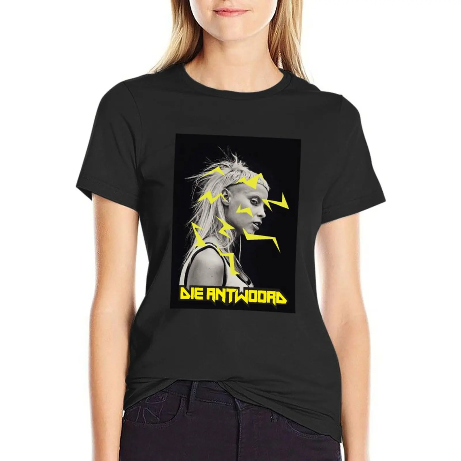 Yolandi Die Antwoord T-Shirt Female clothing aesthetic clothes cute tops funny t shirts for Women