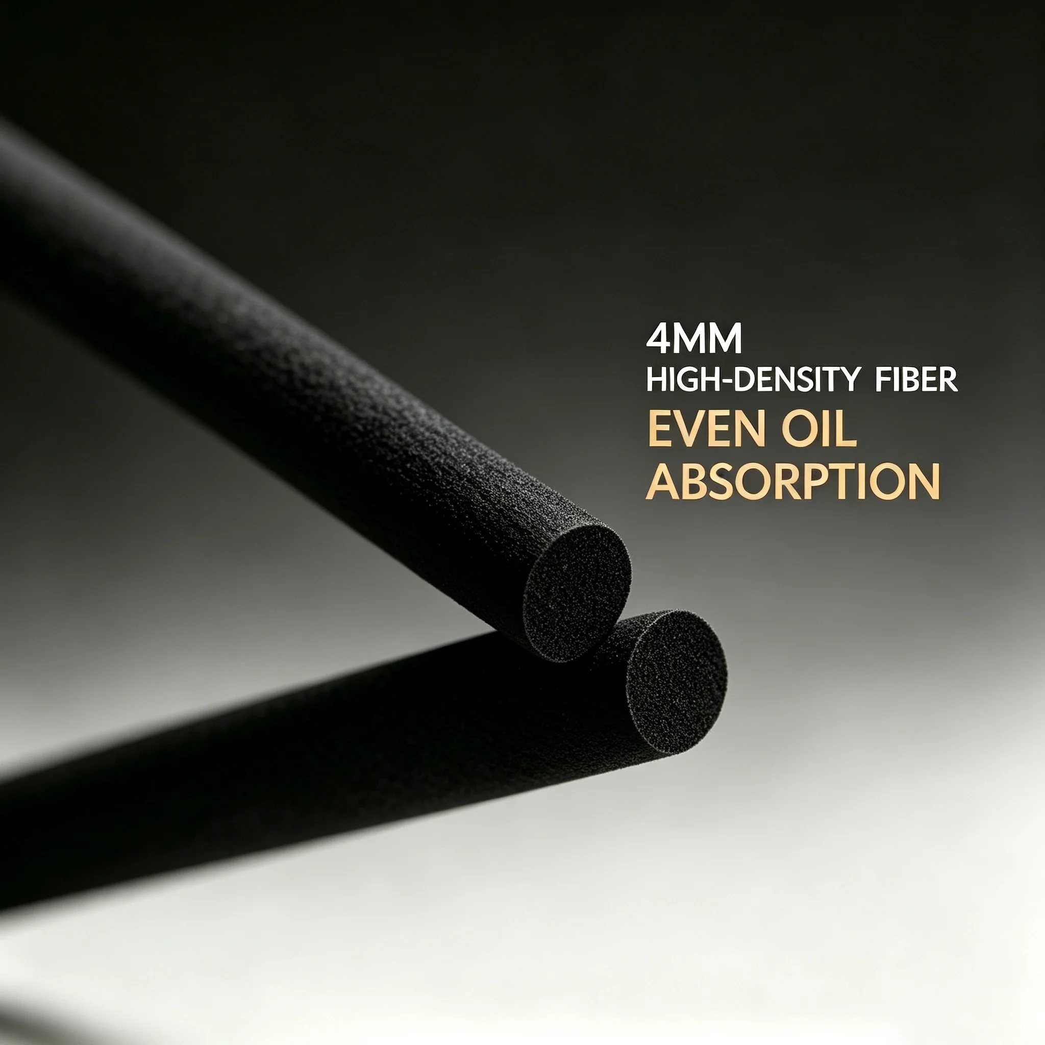 4mm Black Fiber Reed Diffuser Sticks 40/50/60/70cm Extra Long Essential Oil Volatile Rod Home Aromatherapy Diffuser Replacement