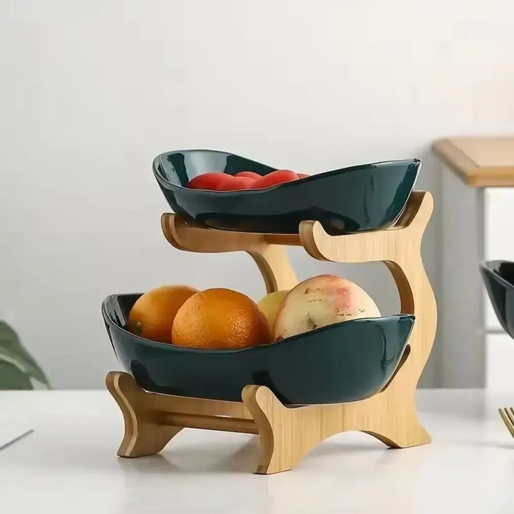 

Тарелки для закусок, пластиковая тарелка с фруктами, современный стиль, креативный дизайн, блюдо для закусок, салатница, 2-слойная подставка для торта, гостиная