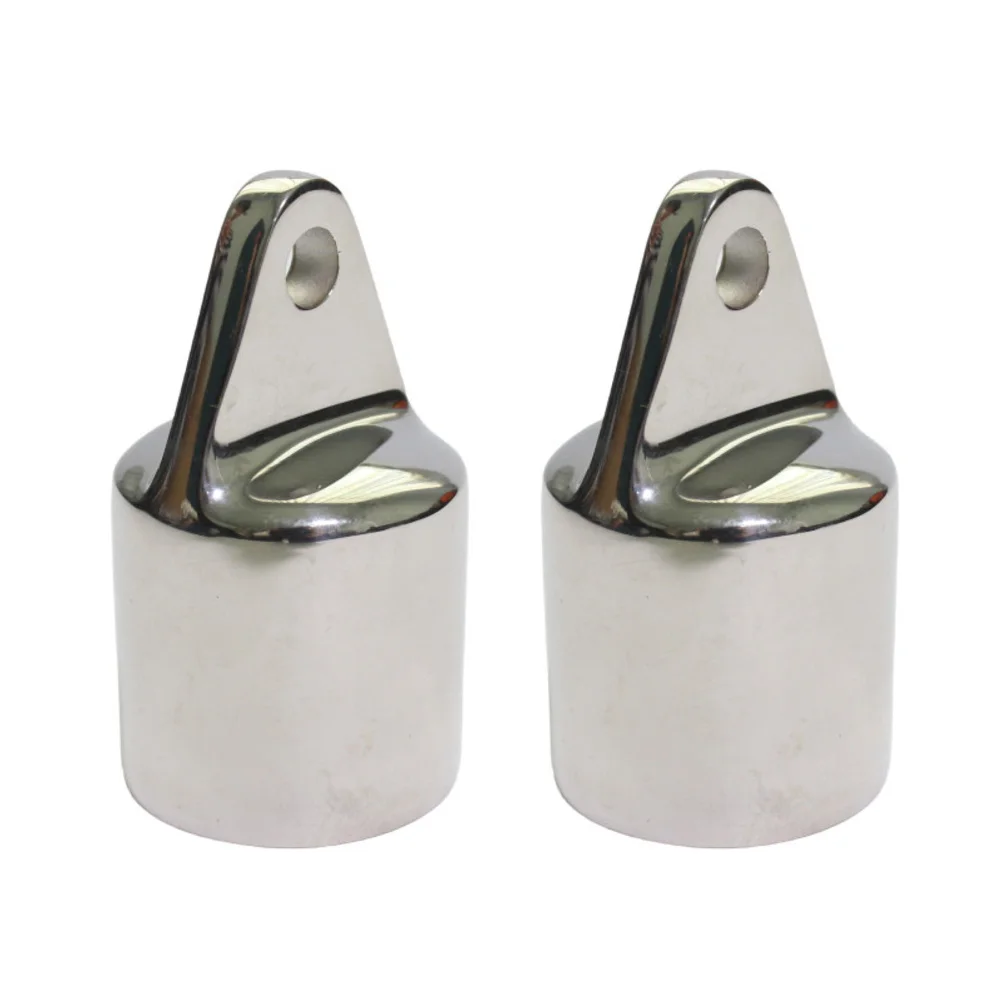 2Pcs Triangle Slide Cap 316 Stainless Steel For Boat Yacht Awning Top Rail Mount Jaw Slide Sun Shelter Hardware Kit