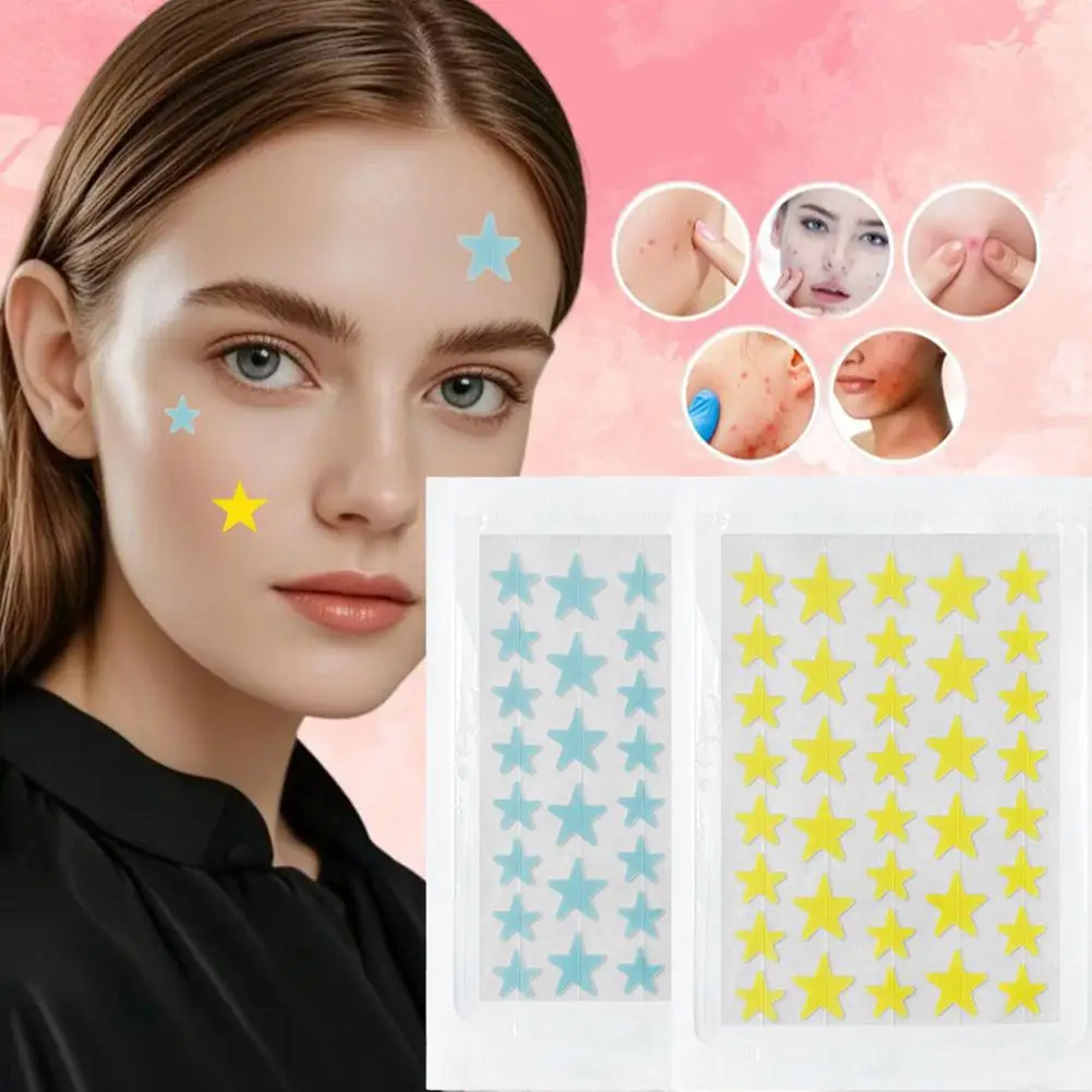 

New Cartoon Shaped Acne Patch With Suction Function Star Patch Patches Coverage skin Care Portable Individually B4W7