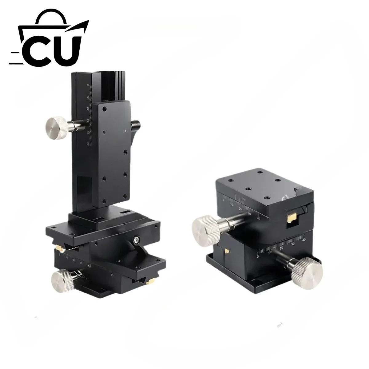 X-axis manual displacement platform fine-tuning dovetail groove rack and pinion sliding table LWX2542/4040/4060/4090