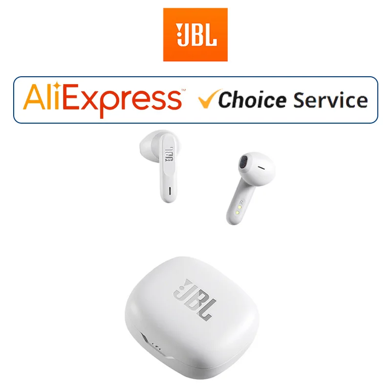 Беспроводные наушники-вкладыши JBL Wave300, TWS наушники с микрофоном, Hi-Fi, с шумоподавлением, подходят для занятий спортом