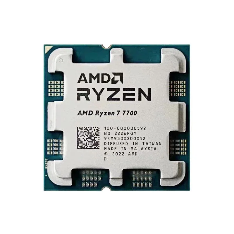 AMD Ryzen 7 7700 R7 7700 3.8 GHz 8 Cores 16 Threads PCIE5.0 65W CPU Processor 5NM L3=32M Gaming PC AM5 No Cooler Ships to Brazil