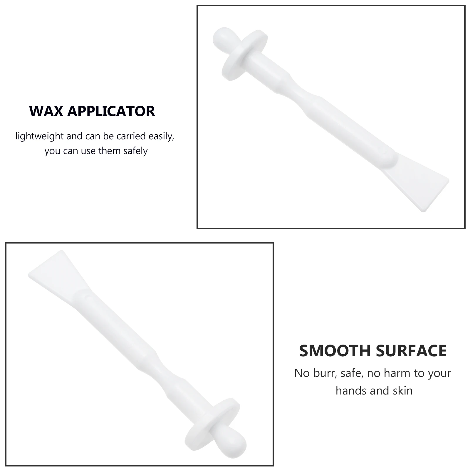 

30 Pcs Hair Wax Rod Disposable Plastic Applicator Sticks for Waxing Strips Nose Hair Waxing Strip Eyebrow Bikini Area
