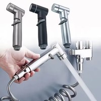 Handheld Spray Shower Head Duarble ABS High Pressure Bathroom Sprayer Adjustable Bathroom Accessories Toilet Bidet Douche