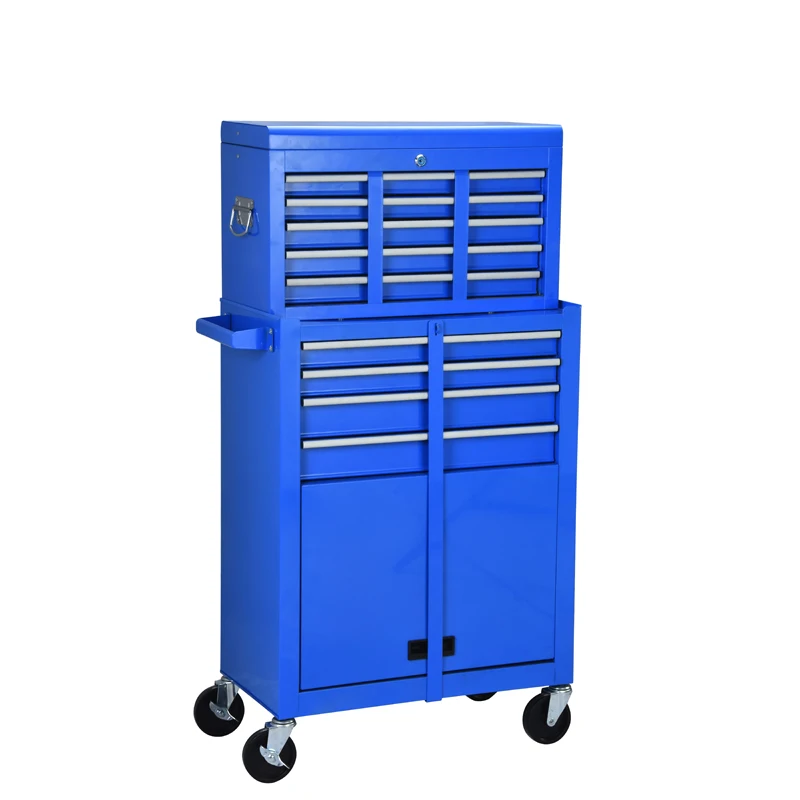 forCE High Quality Hot Selling Blue ironTool Cabinet for Repair shop Work Shop Tool Trolley