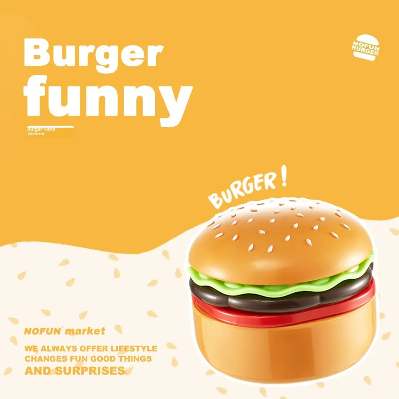 

Креативный подарочный набор «Теплые руки» с бургером для женщин: милый мем-подарок на день рождения, Новый год, праздничные товары, очаровательный подарочный набор в коробке