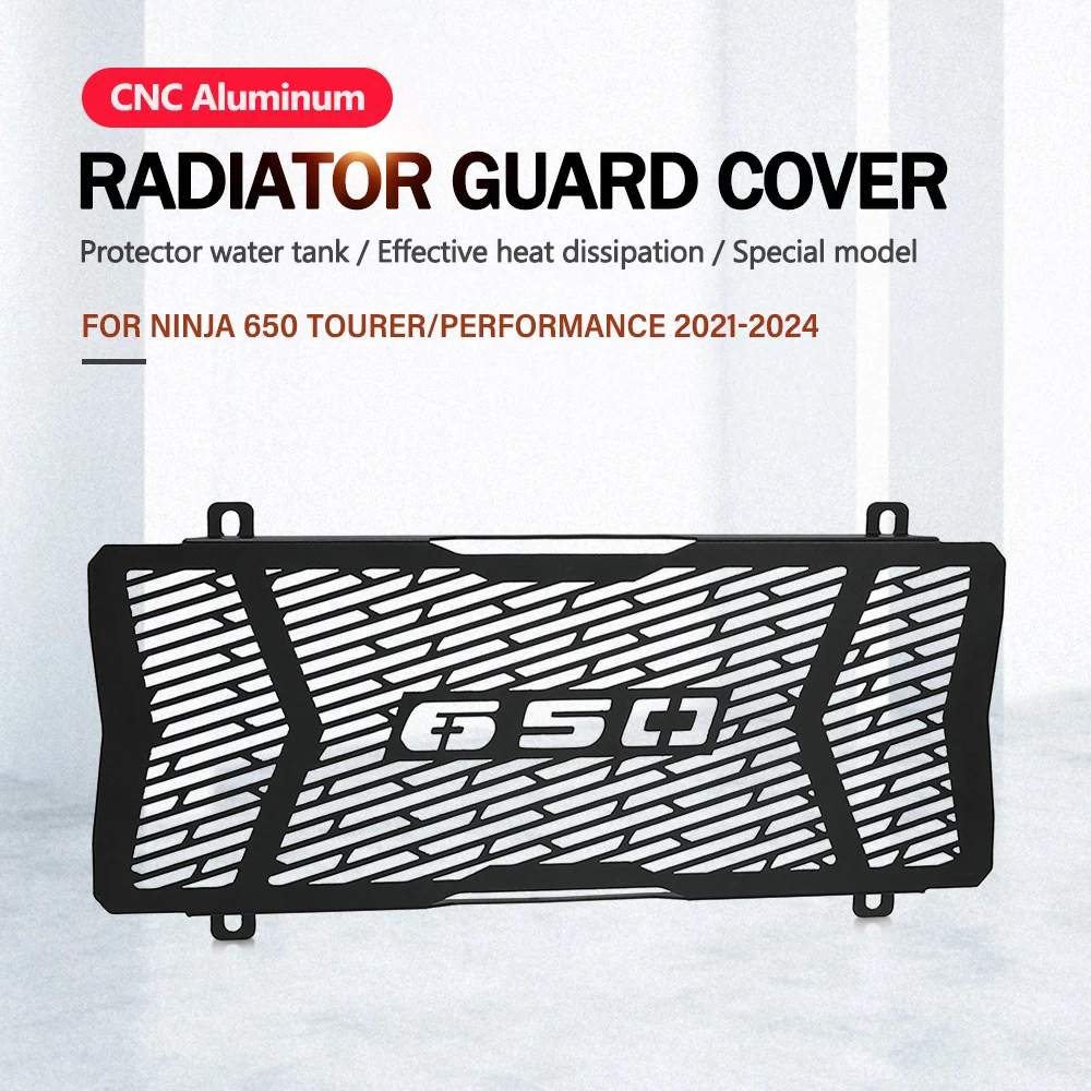 

For Kawasaki Ninja 650 Tourer/Performance 2021 2022 2023 2024 Motorcycle Radiator Grille Cover Protection Radiator Grill Guards