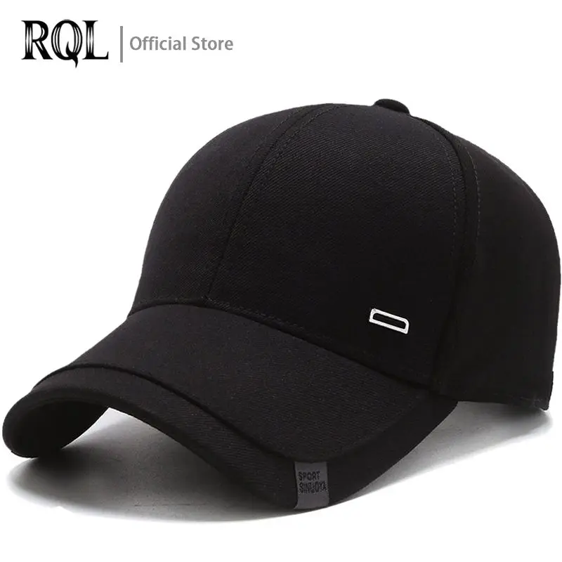 Baseball Cap For Men 2024 Summer Black Stylish Male Hip Hop Sport Trucker Hat Cotton  Adjustable Outdoor Breathable Luxury Brand