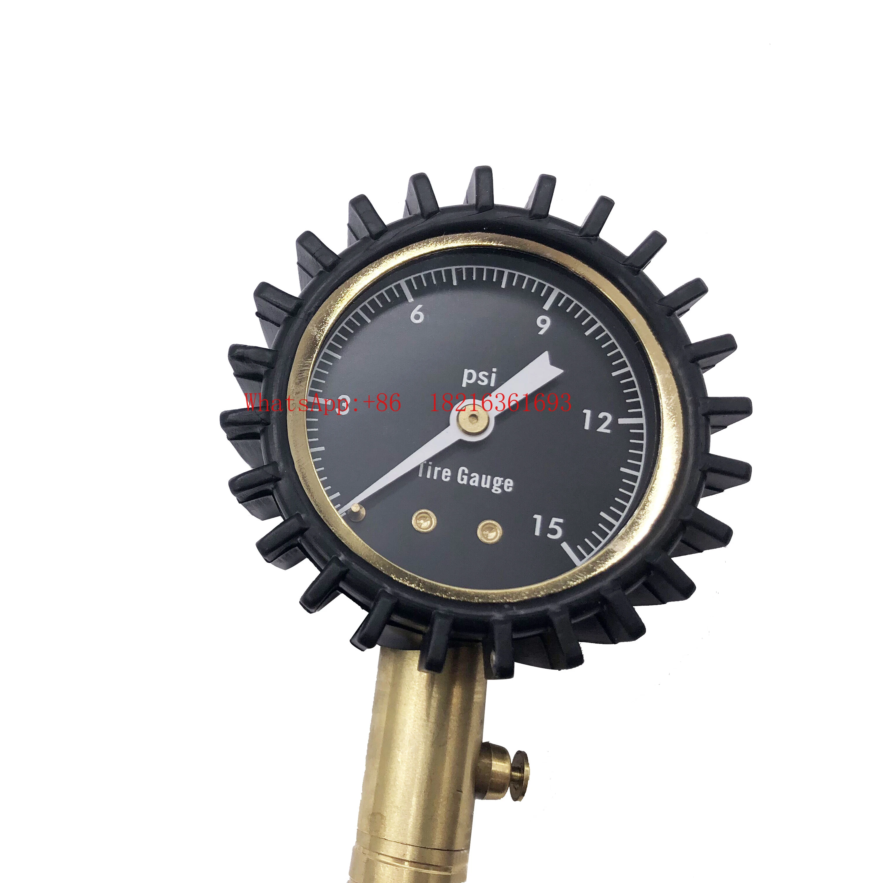 Automobile Leather Tube Tire Pressure Gauge, Tire Pressure Gauge, Pressure Gauge, Deflated