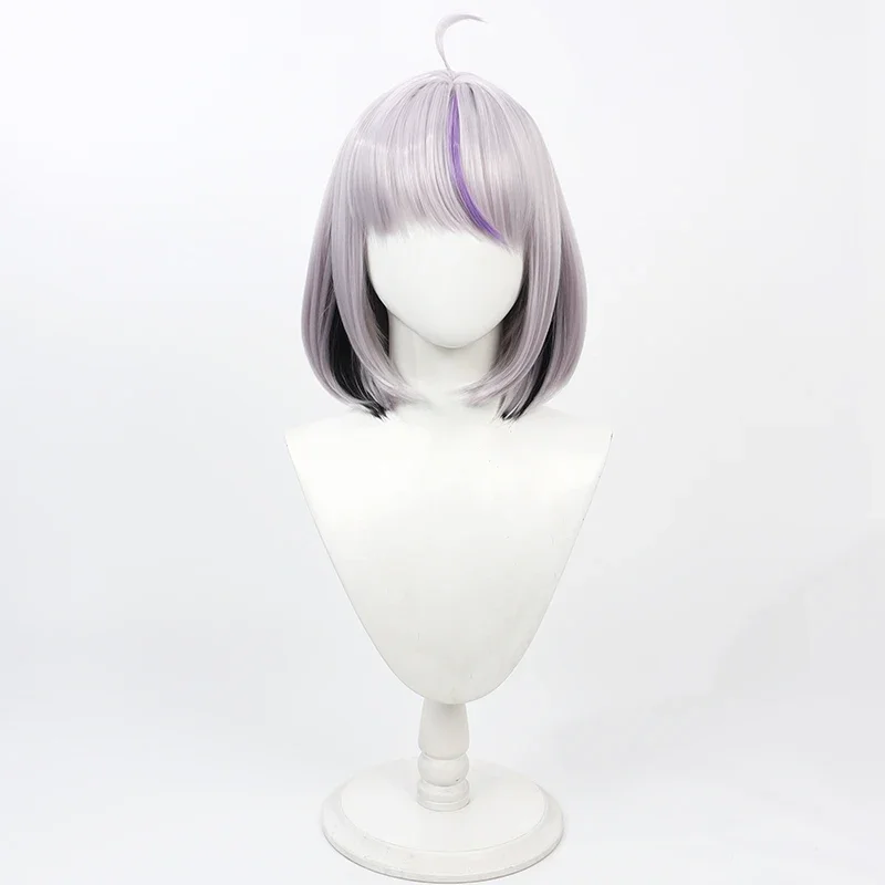 Virtual YouTuber La+ Darknesss Laplus Third Costume Cosplay Wig Heat Resistant Synthetic Hair Halloween Party Role Play