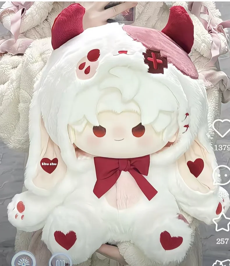 

Game Love and deepspace Sylus 40cm large-sized plush doll cute Cool look sitting posture High Quality comfort birthday gift