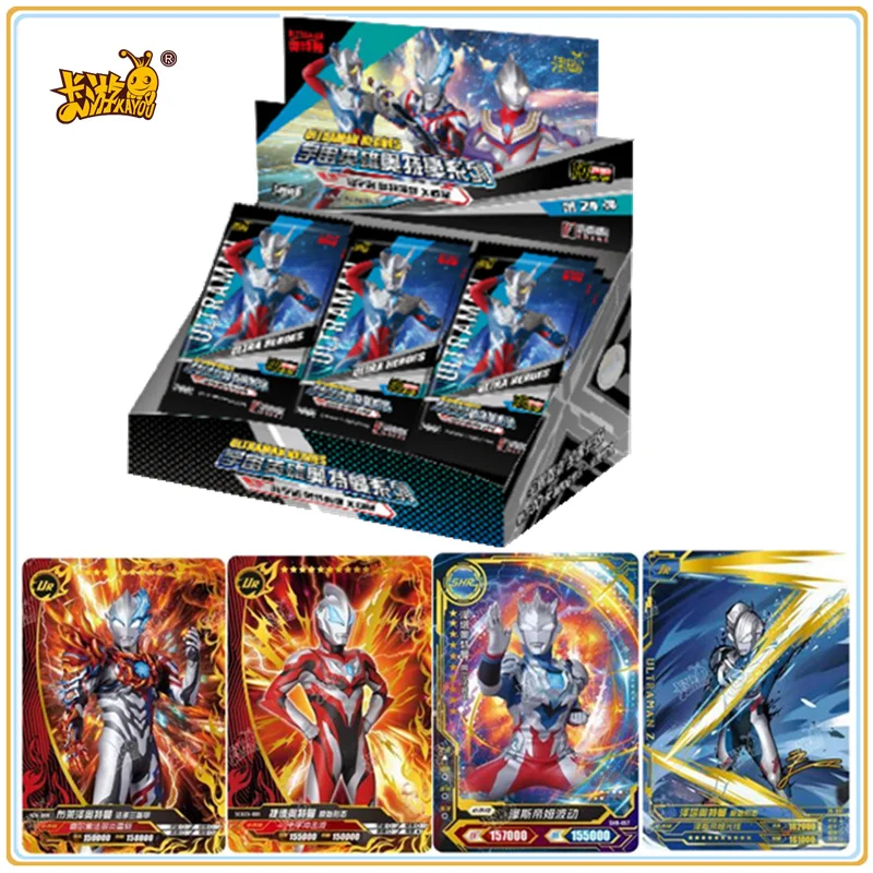 

KAYOU Ultraman Card glory series vol.24Collection Rare Battle Cards Box Flash Cards Game Cards Birthday Gifts for Child Toys