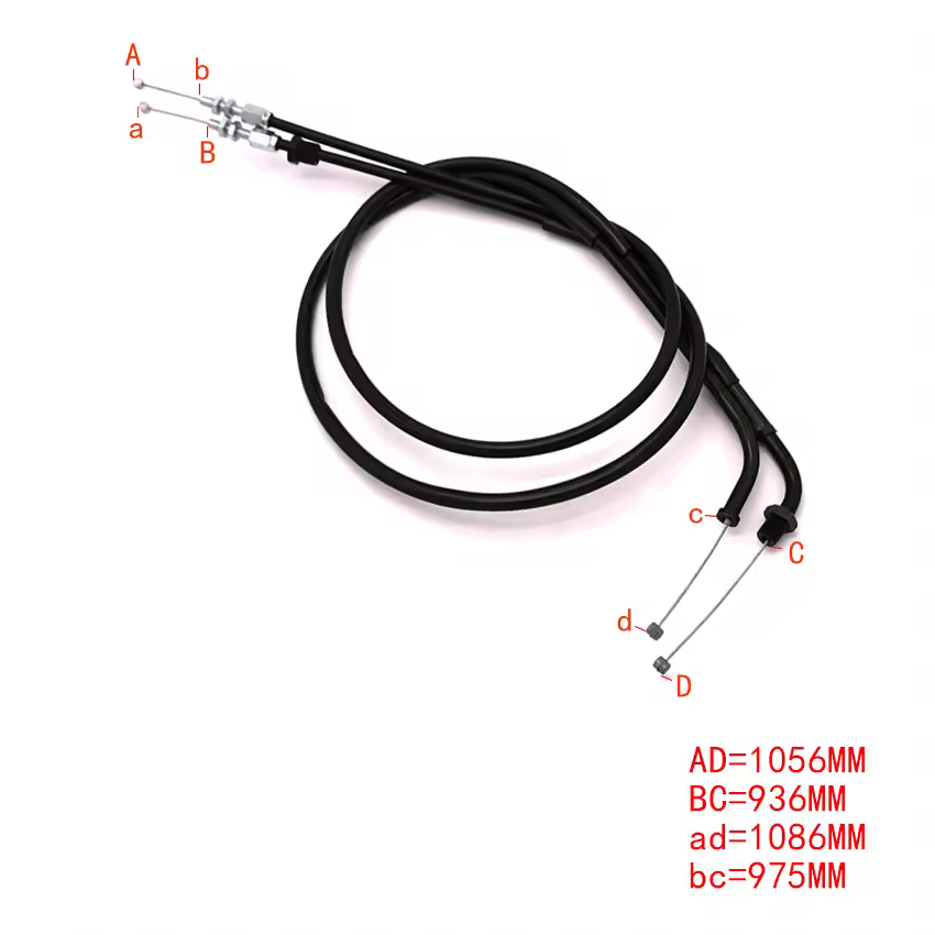 Cable de acelerador de empuje y tracción para motocicleta, cables de línea de aceleración para Scooter para Honda VRX400 T NC33 Roadstar 1996-1998 OEM:17910-MAV-000