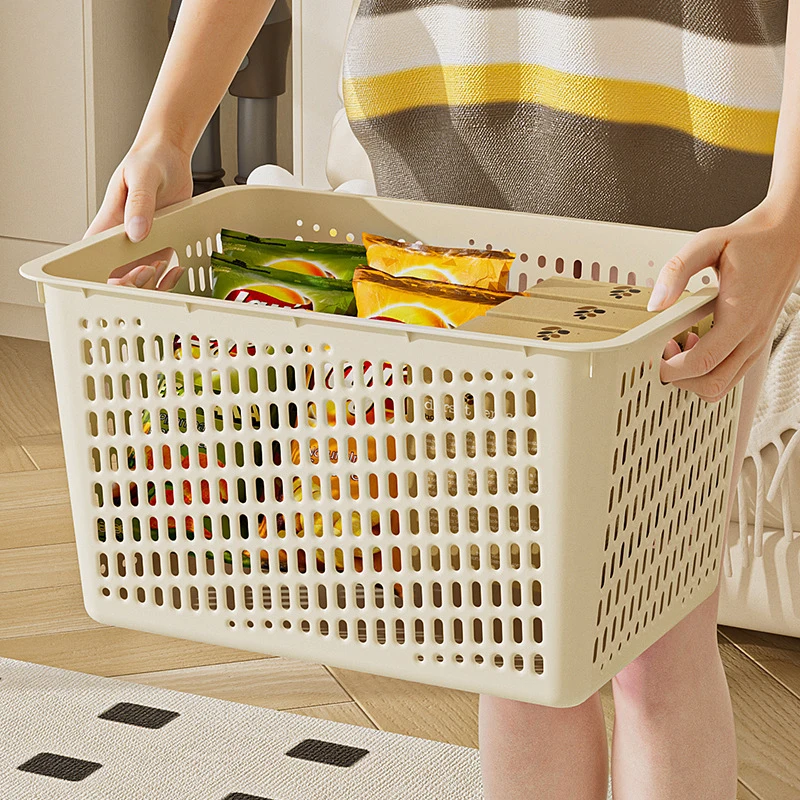1-Piece Multi-Functional Plastic Storage Box for Toy Kitchen Cabinet Desktop Organizer