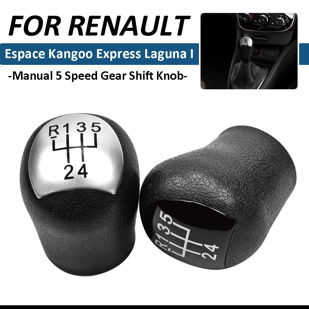 For Renault Twingo I Scenic Megane Laguna Kangoo Express Clio Espace ABS Car Gear Shift Knob Lever Shifter Stick Pen Head