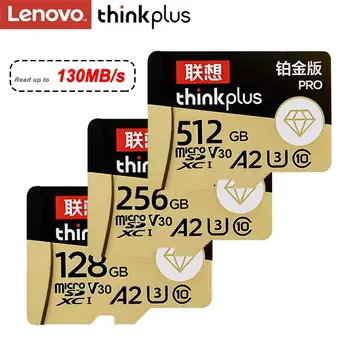 Thinkplus 마이크로 SD 카드, 32GB, 64GB, 최대 130M SD 메모리 카드, U3 4K V30 A2 TF 카드, 128GB 플래시 마이크로 SD 카드, 전자 제품 PC