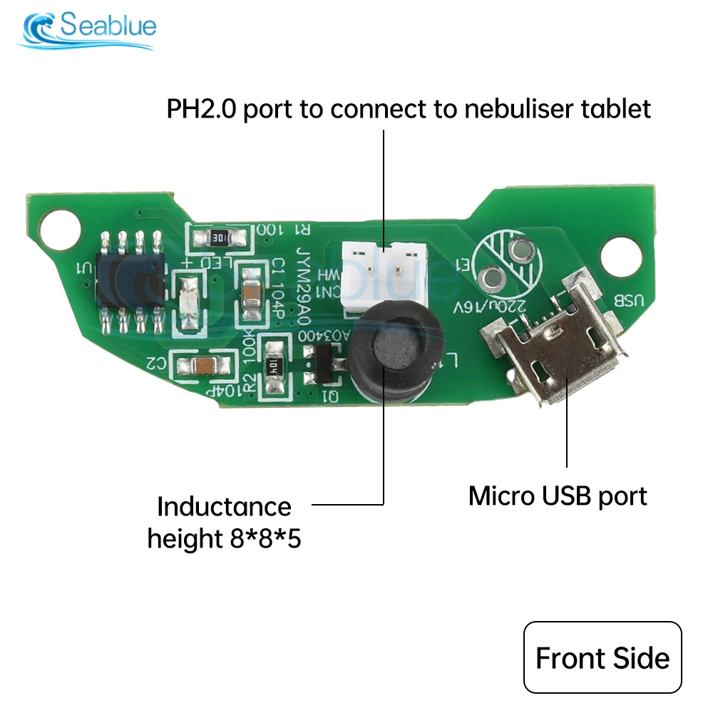 Humidifier Portable Fogger Atomization Big Mist Sprayer Motherboard Mini 5V New Kits Film Oscillating Mist Maker Micro USB