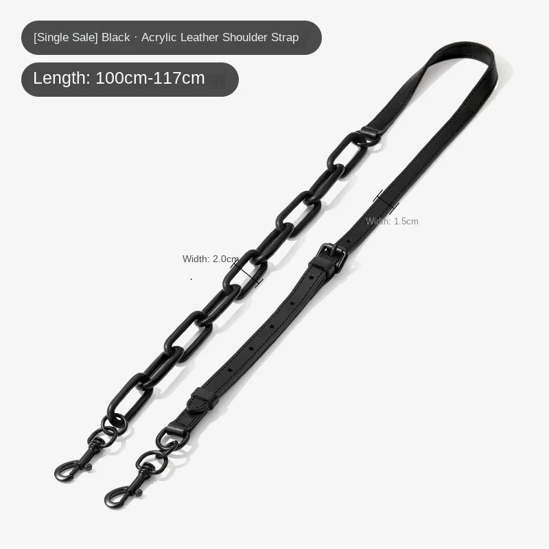 Master Craftsman  Laundry Bag  Modification Inner Lining Flower Handbag Chain Acrylic Cow Leather Shoulder Strap Accessories