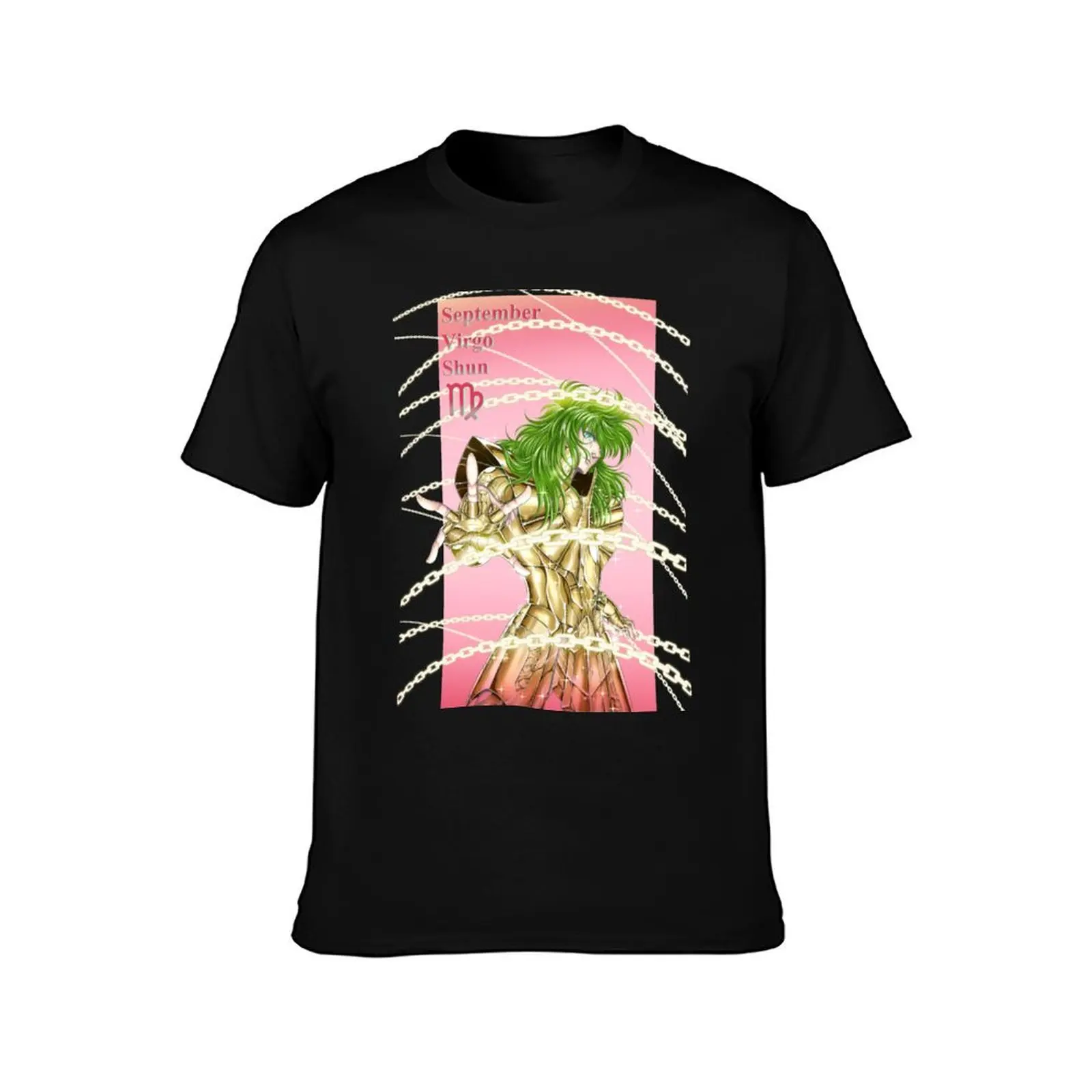 Virgo Shun T-Shirt graphic tee shirt plus size clothes heavyweights t shirts for men