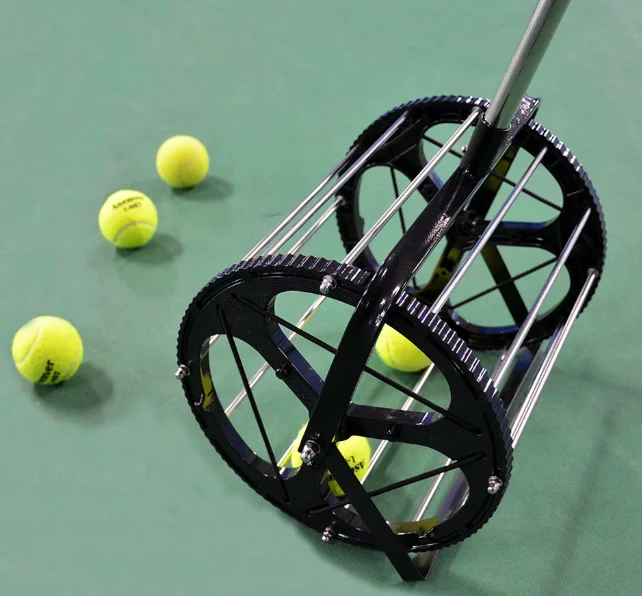 

Hot Sale Portable Tennis Ball Picker Metal and Plastic Easy-to-Use Ball Collector and Pick-Up Tool