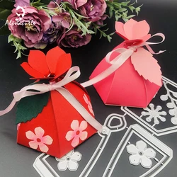 Alinacutle Metal Cutting Dies Cut Flower Treat Box Gift Bag Scrapbooking Paper Craft Album Handmade Card Template Die Cutting