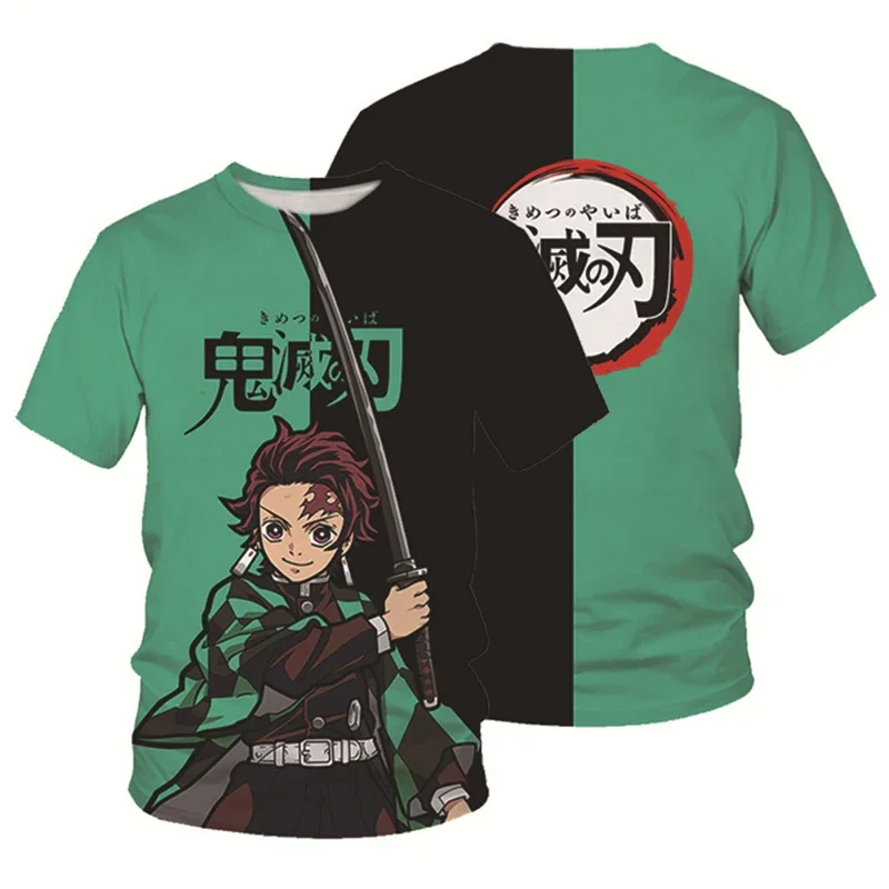 

New Demon Slayer T-Shirts Anime Kimetsu No Yaiba 3D Print Streetwear Women Men Fashion Oversized T Shirt Kids Tees Tops Clothing