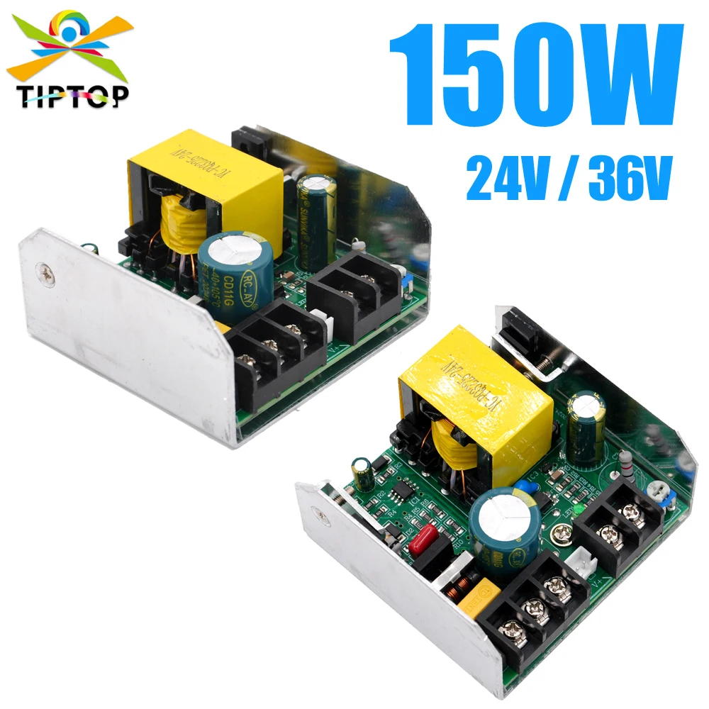 TIPTOP 150W 24V 6.75A  7X10W Led Moving Head Light Power Supply for Stage KTV Party Pub Club Disco Show Concert Celebration