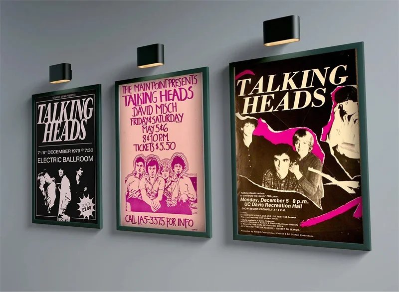 Retro Punk Poster Aesthetic Music Album Rock Psycho Killer Talking Head Canvas Painting Wall Art Mural Home Room Decor