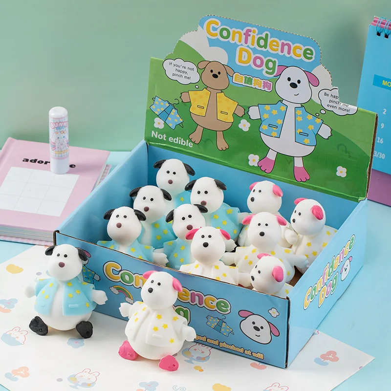 

Милые эластичные мягкие игрушки для собак, сжимаемые игрушки для снятия стресса для взрослых, игрушки-непоседы, сувениры для вечеринок для детей, разные цвета