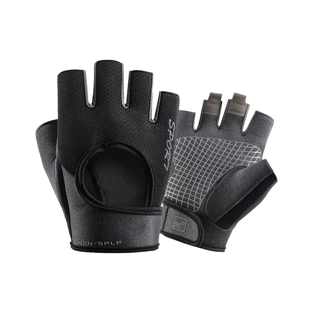 AliExpress WRELS Cycling Sport Gloves Breathable Anti-slip Half Finger MTB Bike Gloves Sweat-Absorbing Elastic Fitness Sports Training Gym Gloves