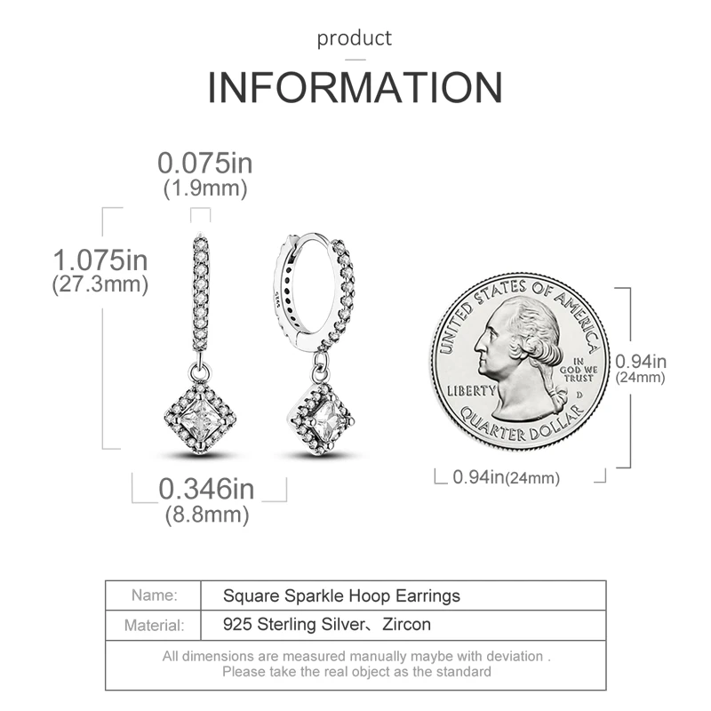 Echte Liebesfeder-Ohrringe aus 925er Sterlingsilber, passend für Original-Charms, Creolen für Damen und Mädchen, Ohrstecker, edler Schmuck, Geschenke – Detail 31