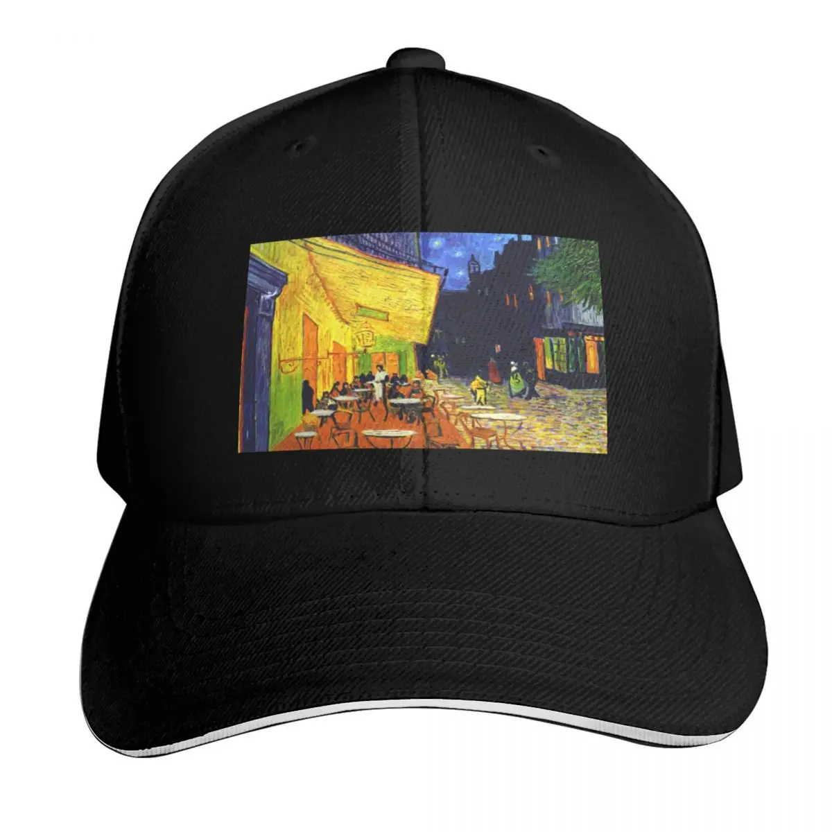 

Cafe Terrace at Night - Van Gogh Baseball Cap western Hat Unique hats Horse Hat sun hat Men's Luxury Women's