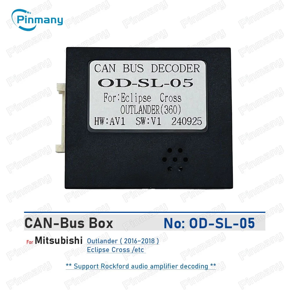 Car stereo Rockford fosgate Audio Decoder Android head unit Oudi CANBus adapter OD-SL-05 for Mitsubishi Eclipse Cross Outlander