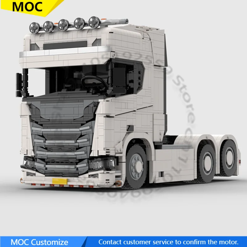 2924ピース スピードハイパーカー 770s 6x2トラックトラクター 2.0 MOC カスタマイズ モジュラービルディングブロック クリエイティブデザイン DIY ホリデーおもちゃギフト