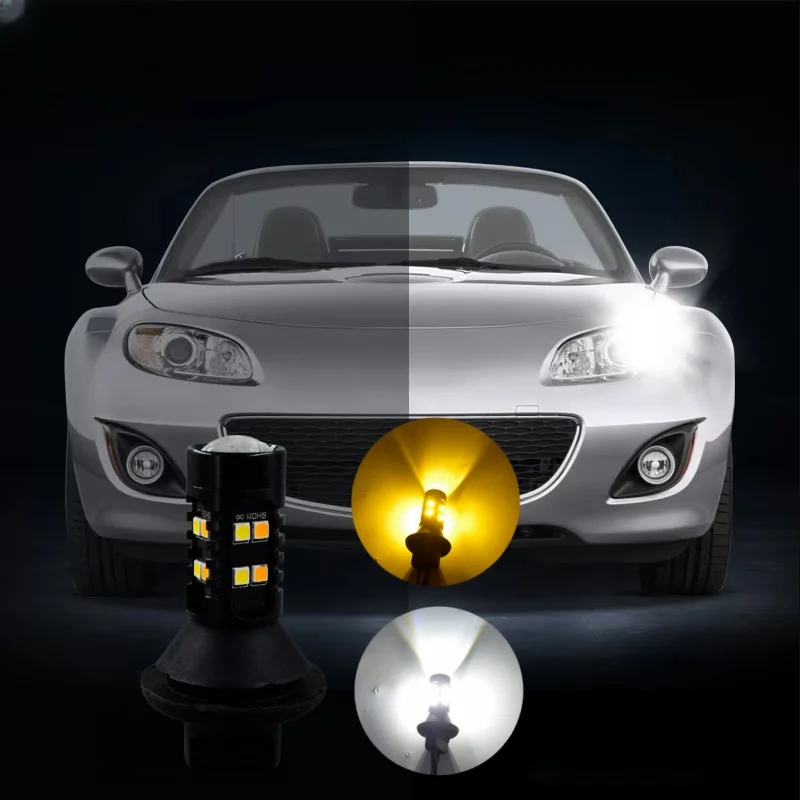 

Car led bulb accessories For Mazda MX5 (NC) 2006-2014 DRL Daytime Running Light Turn Signal Lamp T20 7440 W21W 1156 BAU15S PY21W