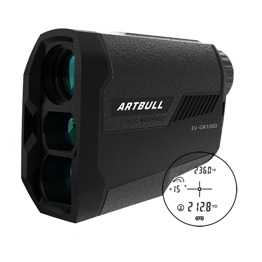 ARTBULL 1000m Laser Distance Meter Rangefinder Out Door Sport Climbing Hunting Laser Rangefinder Golf