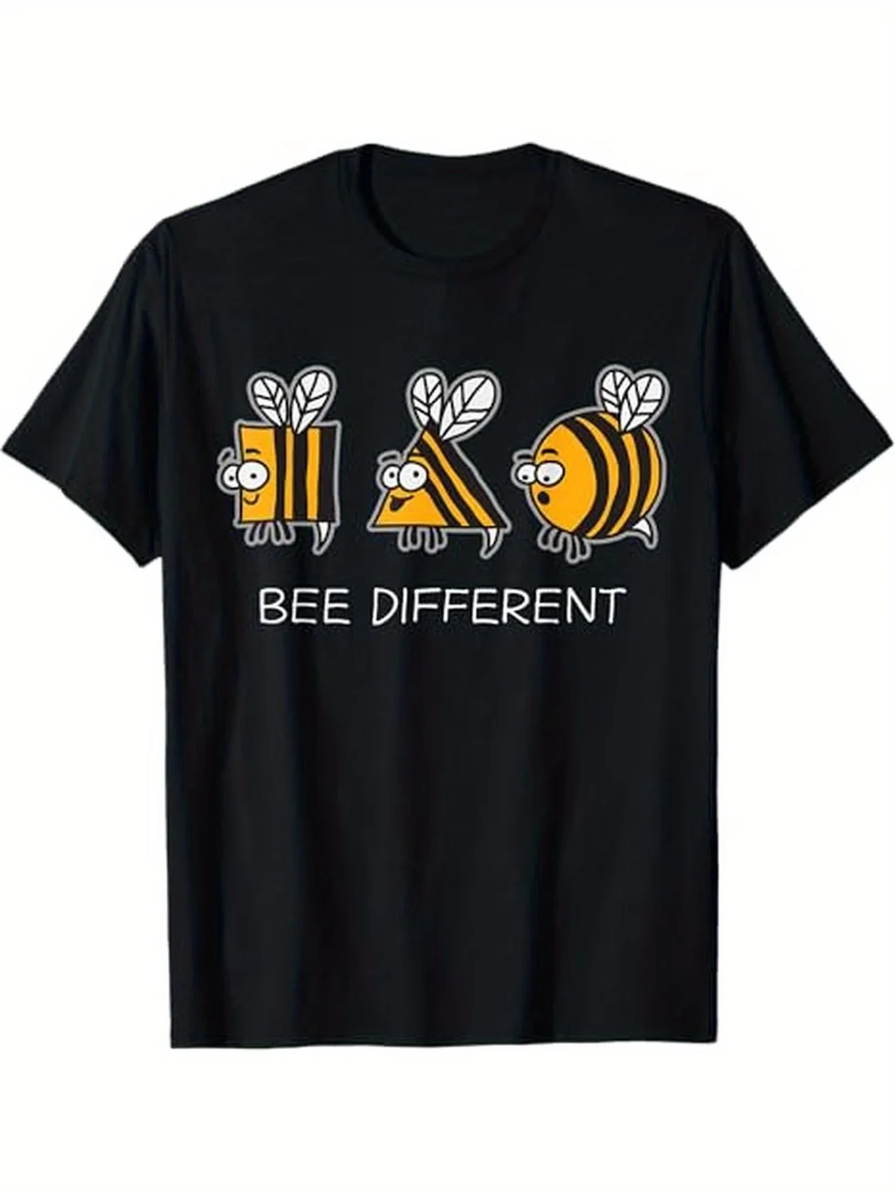Vintage Retro Women's funny BEE DIFFERENT Graphic T Shirt gift Men Tee Summer Oversize Casual Streetwear Novelty comfortable top