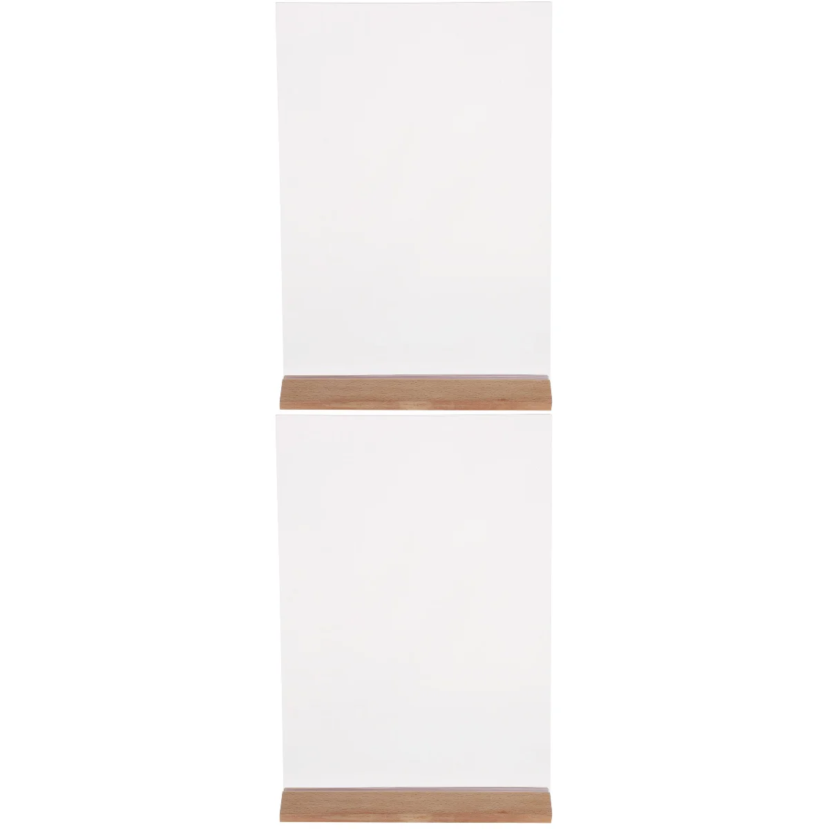 

2 Pieces Desktop Stand Table Card Reception Label Menu Display Rack Sign Picture Holders for Tables Acrylic Price Tags