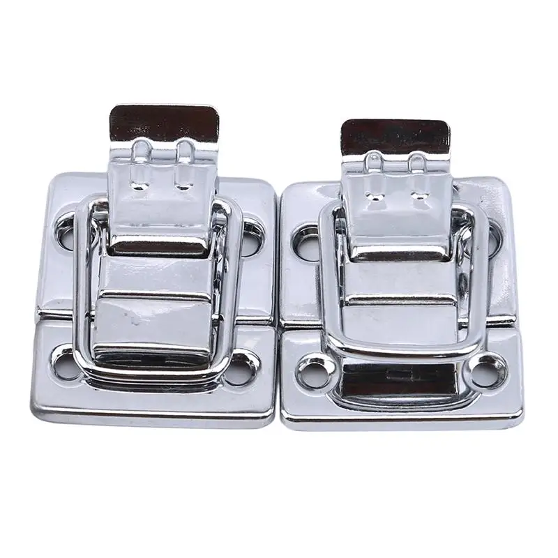 4/10pcs/Lot Stainless Steel Chrome Toggle Latch for Chest Box Case Suitcase Tool Box Replacement Clasp Latch Accessory