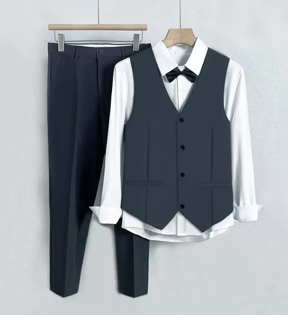 Costumes classiques simples haut de gamme pour hommes, adaptés à toutes les occasions