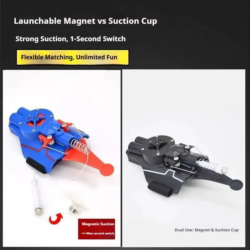 New Electric Auto Retractable Web Shooter Wrist Mounted Web Launcher Novelty Cosplay Prop For Adult Role Play Collectible Gift