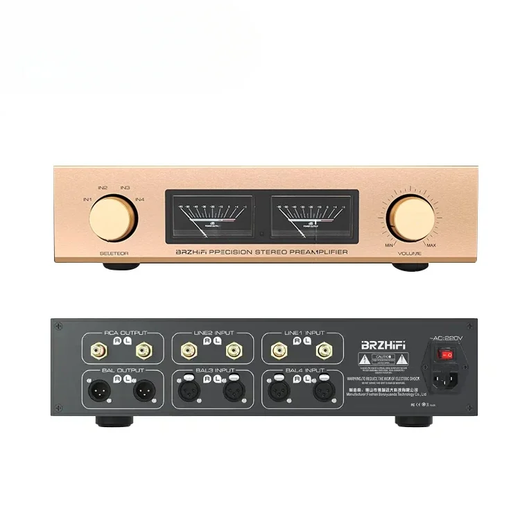 BRZHIFI 110dB Reference Accuphase C-245 2 Channel Remote Control HiFi Hi-end Transistor Power Preamplifier