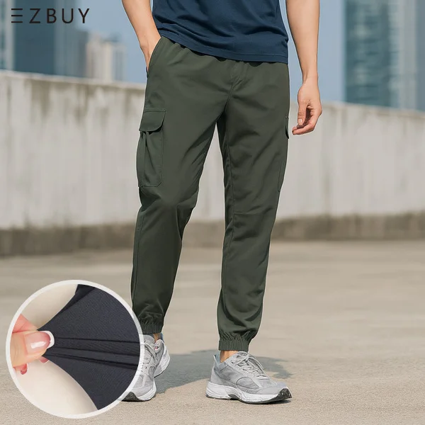 Airwork Men's Cool Cargo Jogger Elasticated Trousers (Pl31Lp063M)